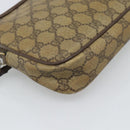 GUCCI GG Supreme Shoulder Bag PVC Beige Gold 97 02 068 Auth 187354-17