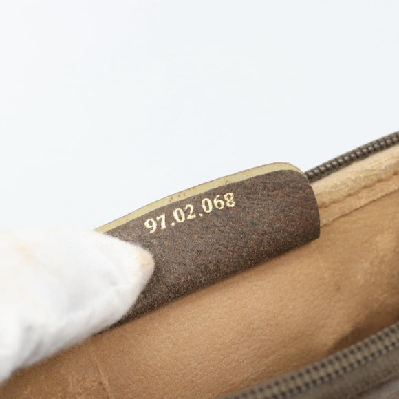 GUCCI GG Supreme Shoulder Bag PVC Beige Gold 97 02 068 Auth 187354