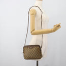 GUCCI GG Supreme Shoulder Bag PVC Beige Gold 97 02 068 Auth 187354-21