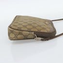 GUCCI GG Supreme Shoulder Bag PVC Beige Gold 97 02 068 Auth 187354-4