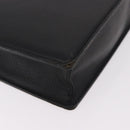 Burberrys Business Bag Leather Black Gold Auth 187355-9