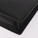 Burberrys Business Bag Leather Black Gold Auth 187355-14