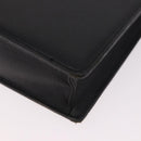 Burberrys Business Bag Leather Black Gold Auth 187355-16