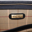 Burberrys Business Bag Leather Black Gold Auth 187355-18