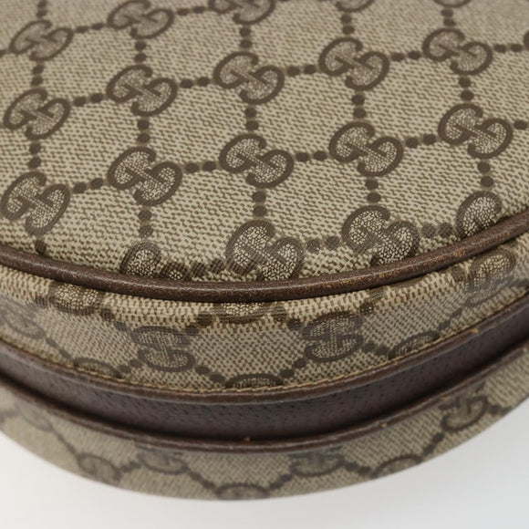GUCCI GG Supreme Shoulder Bag PVC Beige Gold 007 115 5575 Auth 187356