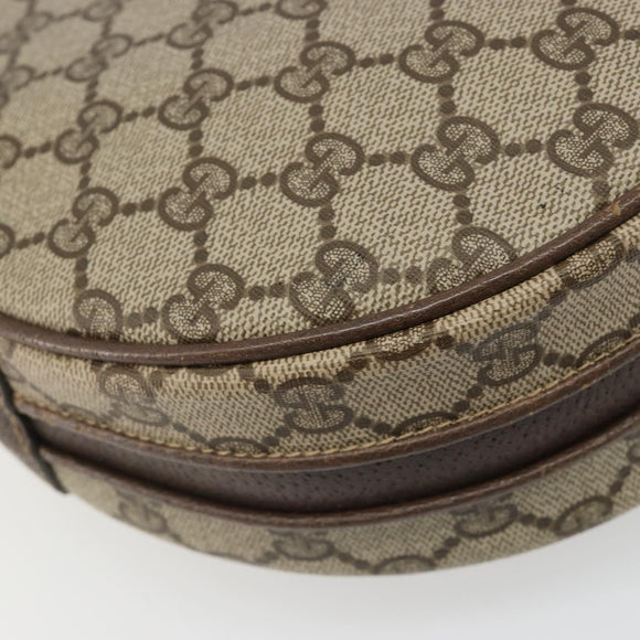 GUCCI GG Supreme Shoulder Bag PVC Beige Gold 007 115 5575 Auth 187356