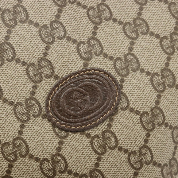 GUCCI GG Supreme Shoulder Bag PVC Beige Gold 007 115 5575 Auth 187356