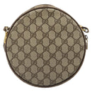 GUCCI GG Supreme Shoulder Bag PVC Beige Gold 007 115 5575 Auth 187356-2