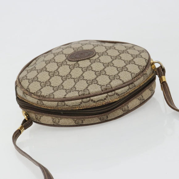 GUCCI GG Supreme Shoulder Bag PVC Beige Gold 007 115 5575 Auth 187356