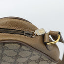 GUCCI GG Supreme Web Sherry Line Bag PVC Beige Gold 116 02 089 Auth 187357-9