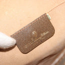 GUCCI GG Supreme Web Sherry Line Clutch Bag PVC Beige 89 01 030 Auth 187358-15