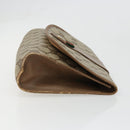 GUCCI GG Supreme Web Sherry Line Clutch Bag PVC Beige 89 01 030 Auth 187358-4