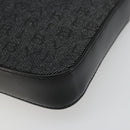 BVLGARI Shoulder Bag Canvas Black Silver Auth 187359-9