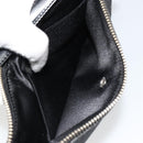 BVLGARI Shoulder Bag Canvas Black Silver Auth 187359-20