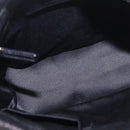 SAINT LAURENT Kahala Hand Bag Canvas Black Gold Auth 187360A-10