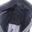 SAINT LAURENT Kahala Hand Bag Canvas Black Gold Auth 187360A-19