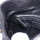 SAINT LAURENT Kahala Hand Bag Canvas Black Gold Auth 187360A-21