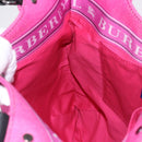BURBERRY Blue Label Hand Bag Canvas Pink Auth 187361A-20