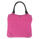 BURBERRY Blue Label Hand Bag Canvas Pink Auth 187361A-2