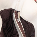 Burberrys Nova Check Tote Bag Canvas Beige Silver Auth 187365A-23