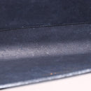 GUCCI Shoulder Bag Leather Black Gold Auth 187368-11