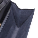 GUCCI Shoulder Bag Leather Black Gold Auth 187368-19