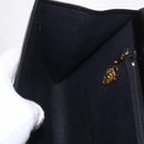 GUCCI Shoulder Bag Leather Black Gold Auth 187368-20