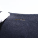 GUCCI Shoulder Bag Leather Black Gold Auth 187368-12