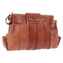 Chloe Shoulder Bag Leather Pink Gold Auth 187369-1