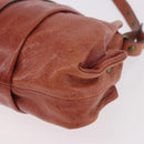Chloe Shoulder Bag Leather Pink Gold Auth 187369-14