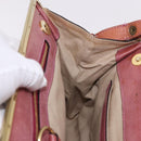 Chloe Shoulder Bag Leather Pink Gold Auth 187369-19