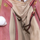 Chloe Shoulder Bag Leather Pink Gold Auth 187369-20