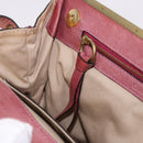 Chloe Shoulder Bag Leather Pink Gold Auth 187369-21