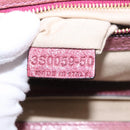 Chloe Shoulder Bag Leather Pink Gold Auth 187369-12