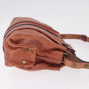 Chloe Shoulder Bag Leather Pink Gold Auth 187369-3