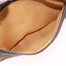 GUCCI GG Supreme Web Sherry Line Bag PVC Beige Gold 904 02 004 Auth 187372-22