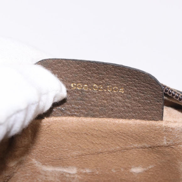 GUCCI GG Supreme Web Sherry Line Bag PVC Beige Gold 904 02 004 Auth 187372