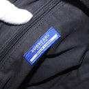 BURBERRY Nova Check Blue Label Hand Bag Canvas 2way Black Gold Auth 187373-19
