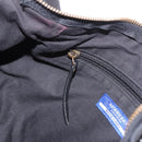 BURBERRY Nova Check Blue Label Hand Bag Canvas 2way Black Gold Auth 187373-22