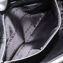 BURBERRY Nova Check Hand Bag Nylon Beige Black Silver Auth 187375A-20