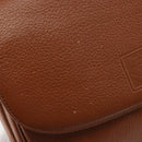 Burberrys Shoulder Bag Leather Brown Gold Auth 187376-9