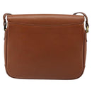 Burberrys Shoulder Bag Leather Brown Gold Auth 187376-2