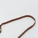 Burberrys Shoulder Bag Leather Brown Gold Auth 187376-8