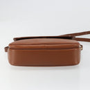 Burberrys Shoulder Bag Leather Brown Gold Auth 187376-5