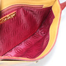 CARTIER Shoulder Bag Leather Yellow Gold Auth 187380-17