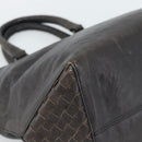 BOTTEGA VENETA INTRECCIATO Tote Bag Leather Black Auth 187381-16