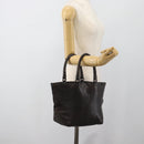 BOTTEGA VENETA INTRECCIATO Tote Bag Leather Black Auth 187381-20