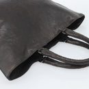 BOTTEGA VENETA INTRECCIATO Tote Bag Leather Black Auth 187381-6
