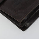 SAINT LAURENT Shoulder Bag Leather Brown Gold Auth 187382-12
