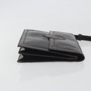 SAINT LAURENT Shoulder Bag Leather Brown Gold Auth 187382-4